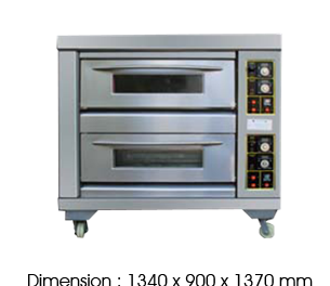 BJY-G120-2BD 2 decks (Gas Oven)