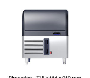 ZBF-90 | Undercounter Ice Maker (Cube)