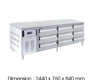 BS 9DR/C2535/3 (8 ft 6 9 drawers)