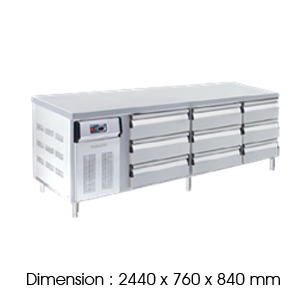 BS 9DR/C2535/3 (8 ft 6 9 drawers)