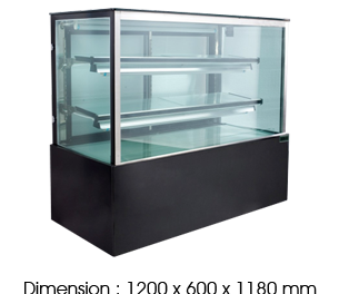 CHI-RG1200 (4 ft 3 layer , square cake display)