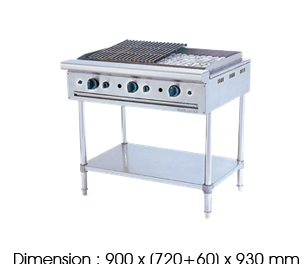 CRB 3BFS-17 rock broiler free standing
