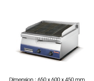 HEL-62 | Table Top Lava Rock Grill (Electric)