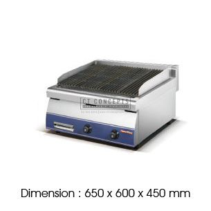 HEL-62 | Table Top Lava Rock Grill (Electric)