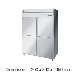 HRFE-128MA | Upright Combi Refrigerator & Freezer