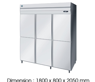 HRFE-188MA | Upright Combi Refrigerator & Freezer