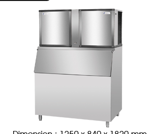 BY-1500 | Split Type Ice Maker (Cube)