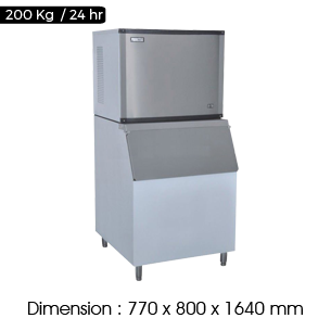 BY-500 | Split Type Ice Maker (Cube)