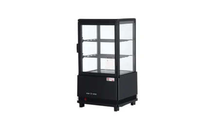 RT-58L-3 BLACK | 4 Sides Glass Dispaly Refrigerator