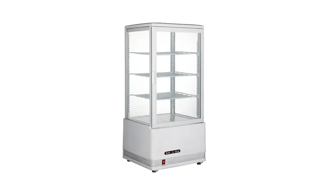RT-78L-3-WHITE | 4 Sides Glass Display Refrigerator
