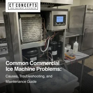 Common Commercial Ice Machine Problems Causes, Troubleshooting, and Maintenance Guide